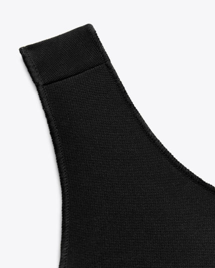 Stretch Contouring Dress with Buckle - Zara