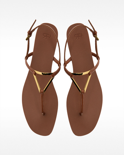 Flat sandal with straps, Parfois brand.