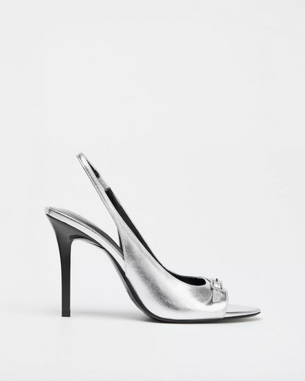 ZARA - Metallic heeled sandal