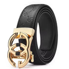 GG premium leather belt with buckle.