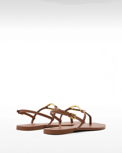 Flat sandal with straps, Parfois brand.
