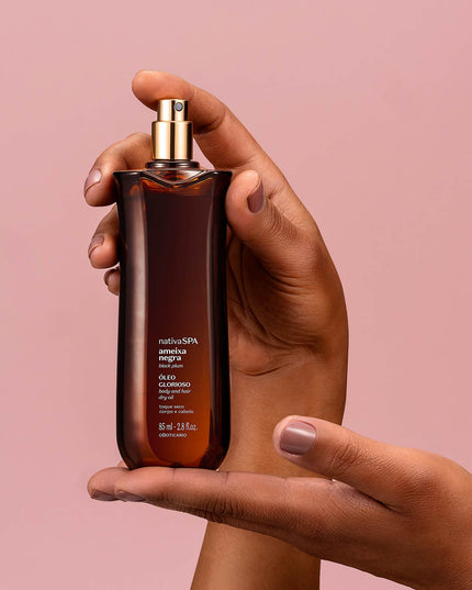 Óleo Glorioso para Corpo e Cabelo Nativa SPA Ameixa Negra, 85ml