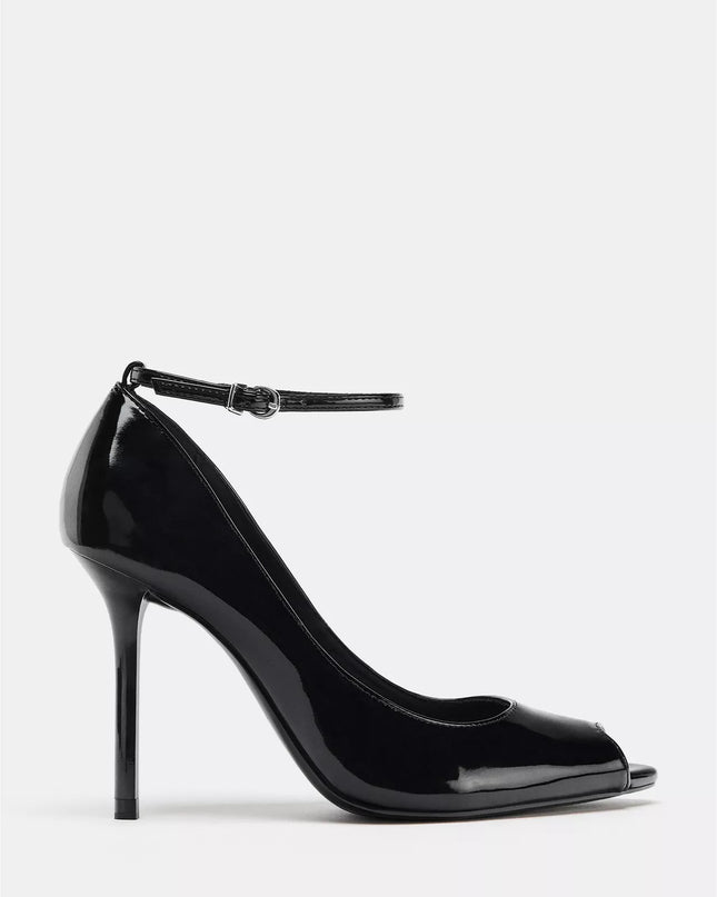 Zara - High Heel Shoe with Patent Leather Effect Zara Portugal