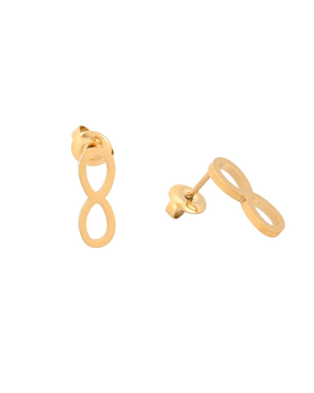 GB Infinity Steel Earrings