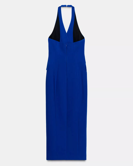 Vestido Midi Tubo Cruzado