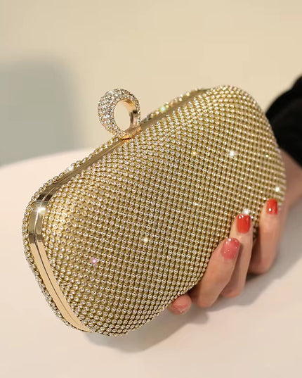 Carteira Clutch Metalizada