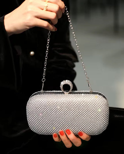 Carteira Clutch Metalizada