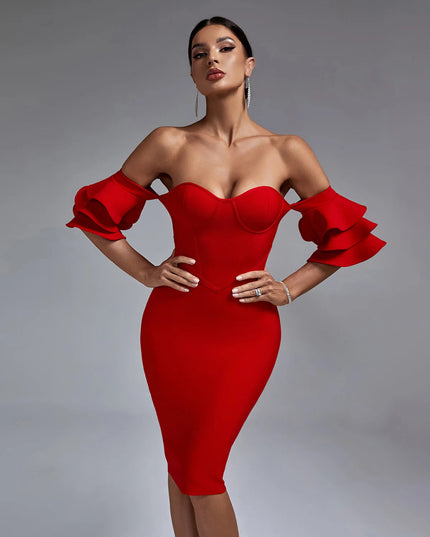 Vestido com Folho..