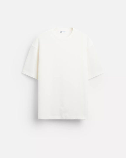 T-SHIRT NERVURAS TOUCH ZARA