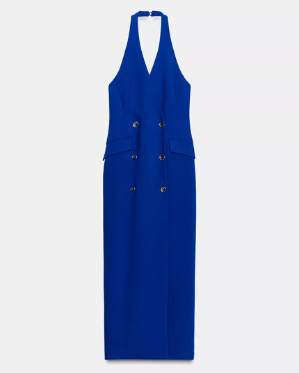 Vestido Midi Tubo Cruzado