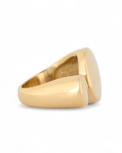 Basic style stainless steel ring