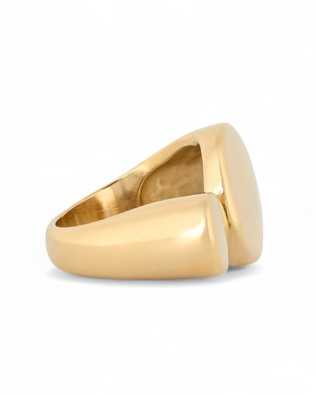 Basic style stainless steel ring