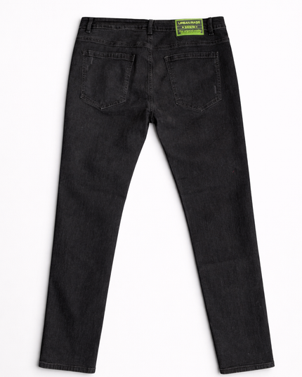 Men's Black Ripped Jeans