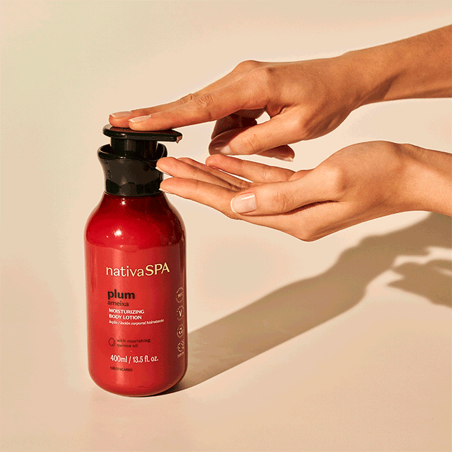 Nativa SPA Plum Moisturizing Lotion, 400ml