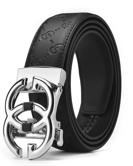 GG premium leather belt with buckle.