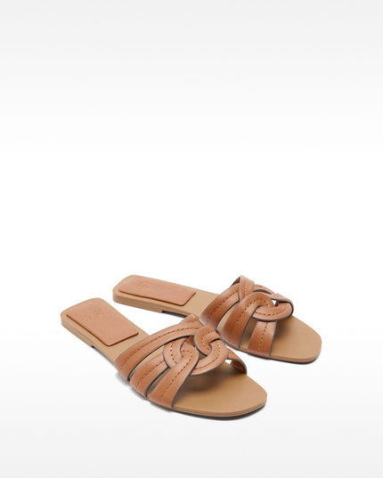 Parfois flat sandals with crossed straps