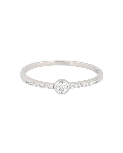 Basic luxury ring with diamonds.