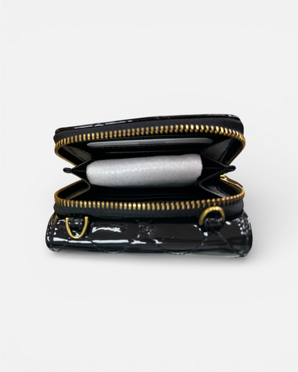 Wallet with Coin Purse and Shoulder Strap