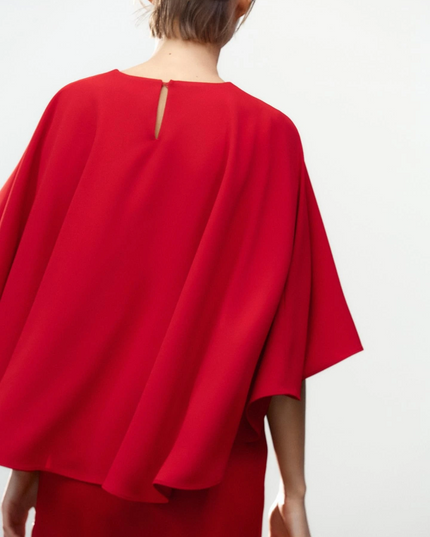 VESTIDO CURTO CAPA