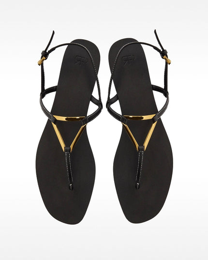 Flat sandal with straps, Parfois brand.