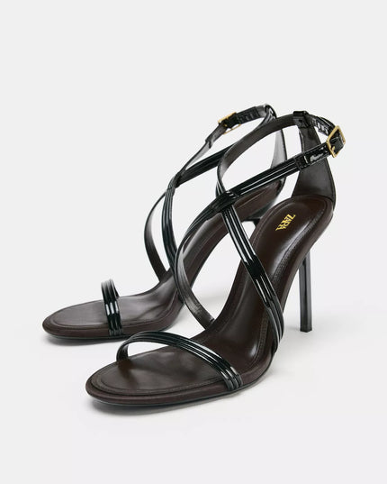ZARA - Black High Heel Sandal