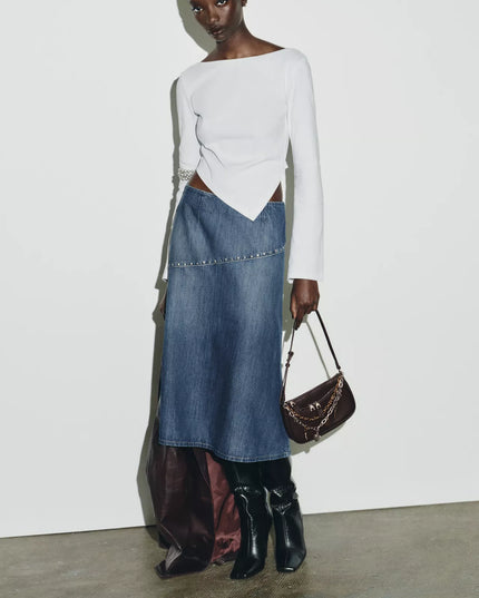 𝐙𝐀𝐑𝐀 - Bolsa mini com detalhes
