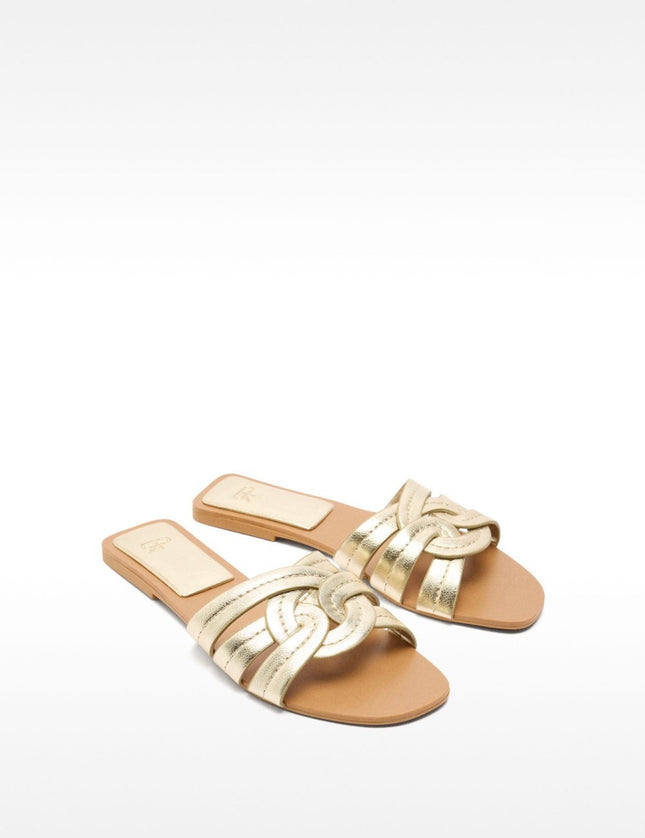 Parfois flat sandals with crossed straps