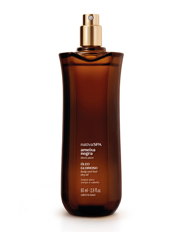 Nativa SPA Glorious Black Plum Body and Hair Oil, 85ml