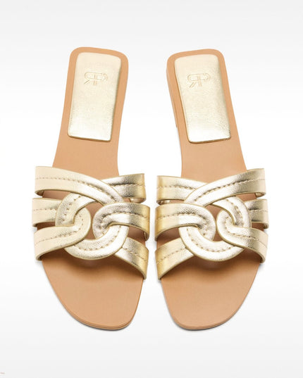 Parfois flat sandals with crossed straps