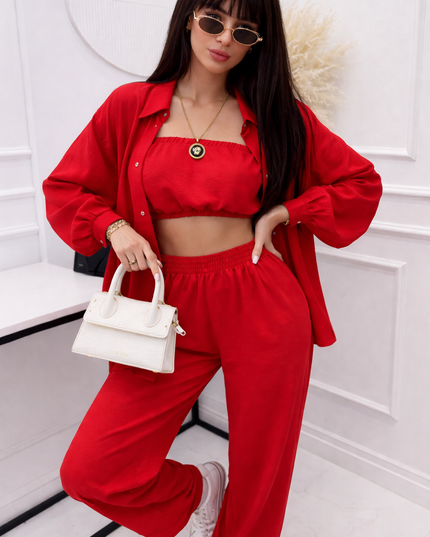 3-Piece Red Set